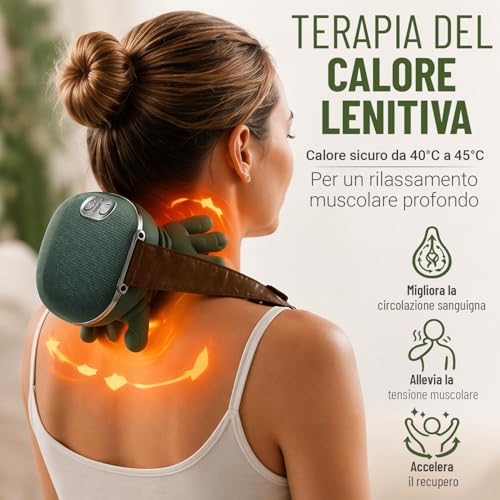 BeFit24 Massaggiatore Collo 4D Wireless