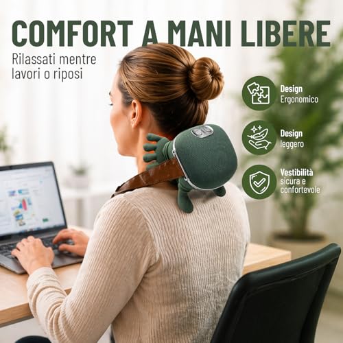 BeFit24 Massaggiatore Collo 4D Wireless