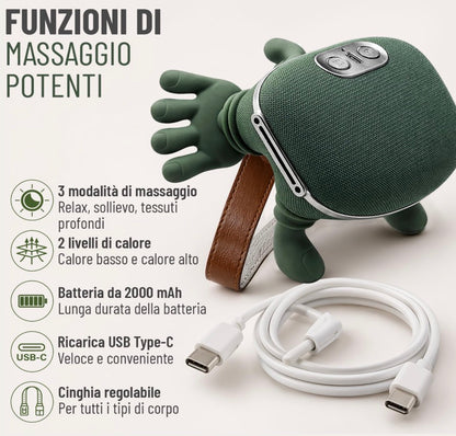 BeFit24 Massaggiatore Collo 4D Wireless